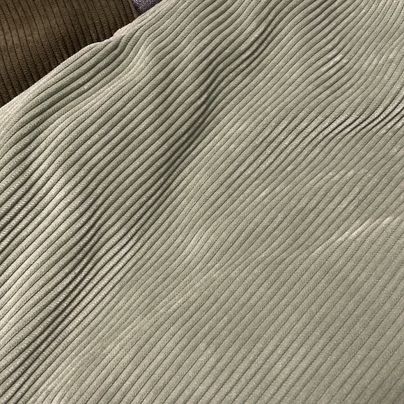 Gilded intent, corduroy, mismatch green, baggy, barley worn. - Picture 2 of 8